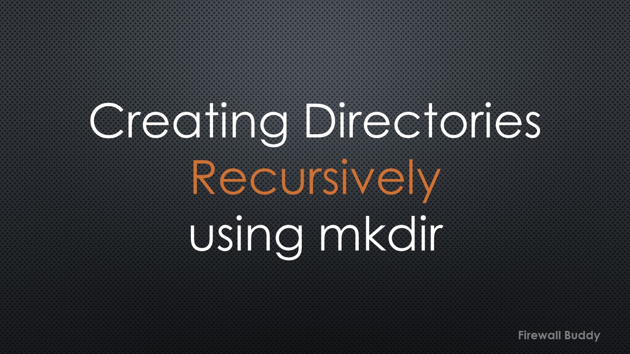 recursive-mkdir-linux